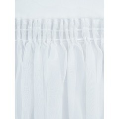 Тюль вуаль белый 300х320 см Decofest Марио с утяжелителем (153.731) - фото 9