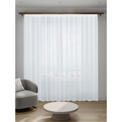 Изображение товара Тюль вуаль белый 500х280 см Decofest Марио с утяжелителем (153.732)