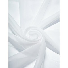 Тюль вуаль белый 500х280 см Decofest Марио с утяжелителем (153.732) - фото 2