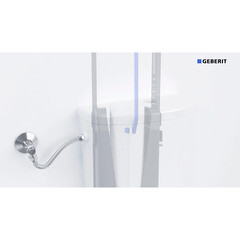 Клапан сливной Geberit двухрежимный кнопка металл хром (136.909.21.2) - фото 7