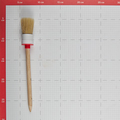 Кисть круглая натуральная щетина деревянная ручка d30 мм для эмалей и лаков на алкидной основе - фото 2