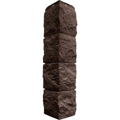 Изображение товара Угол наружный Альта-Профиль Туф Эко 580х150 мм коричневый