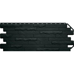 Панель фасадная Альта-Профиль Антик Эко 1160х420 мм графит - фото 1