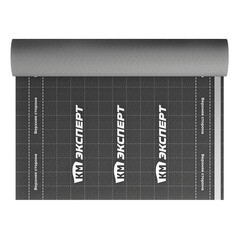 Ветро-влагозащита для кровли/стен КМ Эксперт с монтажной лентой 110 г/м2 75 кв.м - фото 8