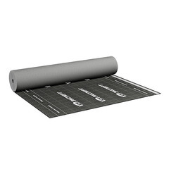 Ветро-влагозащита для кровли/стен КМ Эксперт с монтажной лентой 110 г/м2 75 кв.м - фото 7