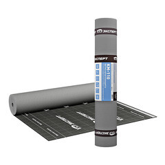 Ветро-влагозащита для кровли/стен КМ Эксперт с монтажной лентой 110 г/м2 75 кв.м - фото 6