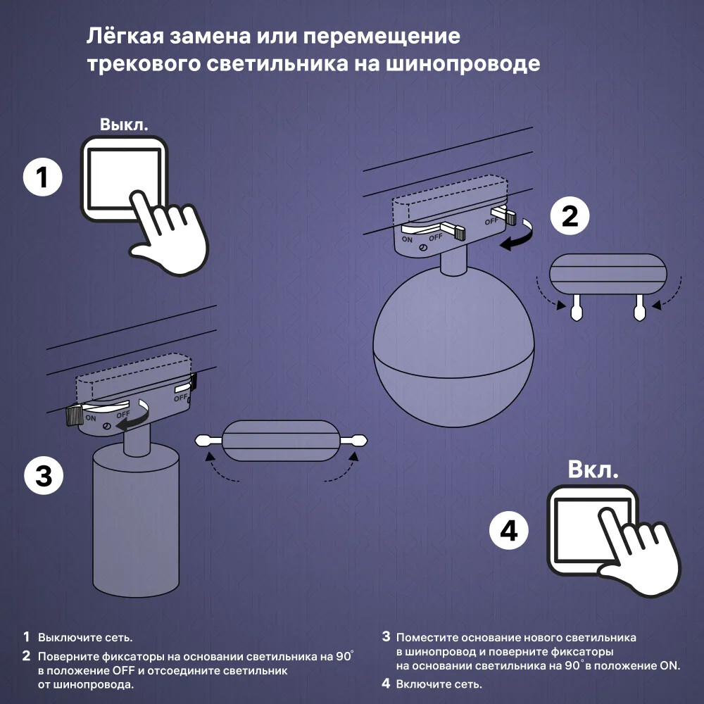 

Шинопровод однофазный Ritter Artline 1 м белый (59783 8)