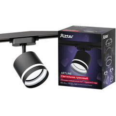 Трековый светильник однофазный Ritter Artline 12 Вт GX53 4 кв.м черный (59866 8) - фото 19