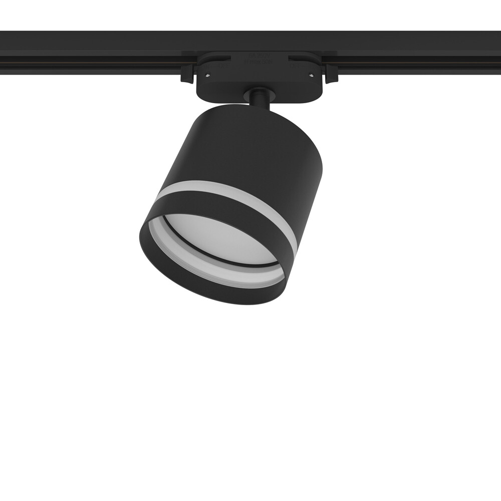 

Трековый светильник однофазный Ritter Artline 12 Вт GX53 4 кв.м черный (59866 8)