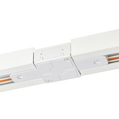 Коннектор для однофазного шинопровода прямой Ritter Artline белый (59743 2) - фото 14