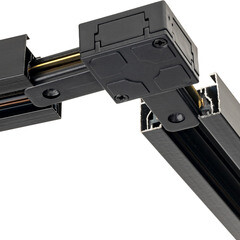 Коннектор для однофазного шинопровода угловой Ritter Artline черный (59746 3) - фото 7