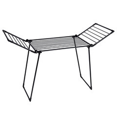 Сушилка для белья напольная Hausmann Karakoram 19 м 610х1740х1080 мм черная - фото 1