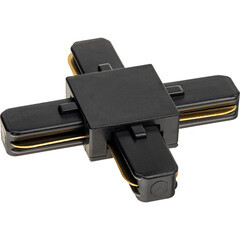 Коннектор для однофазного шинопровода Х-образный Ritter Artline черный (59750 0) - фото 8