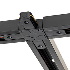 Коннектор для однофазного шинопровода Х-образный Ritter Artline черный (59750 0) - фото 5