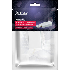 Ввод питания для однофазного шинопровода прямой Ritter Artline белый (59755 5) - фото 6