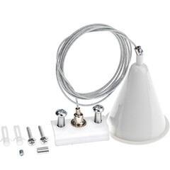 Подвес для однофазного шинопровода Ritter Artline 1,5 м белый (23126 8) - фото 6