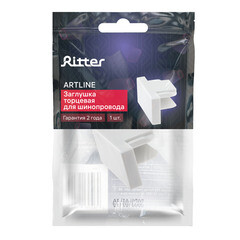 Заглушка для однофазного шинопровода Ritter Artline белая (23110 7) - фото 4