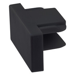 Заглушка для однофазного шинопровода Ritter Artline черная (23120 6) - фото 1