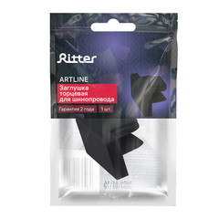 Заглушка для однофазного шинопровода Ritter Artline черная (23120 6) - фото 4