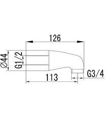 Набор для крепления смесителя Iddis на борт ванны (001SB00i83) - фото 2