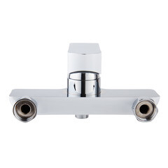 Смеситель для ванны Lavelly White Modern хром/белый однорычажный с коротким изливом с лейкой (623749) - фото 13