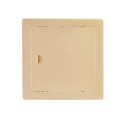 Люк ревизионный Центр Тагис ЛР пластиковый 150х150 мм врезной слоновая кость - фото 1