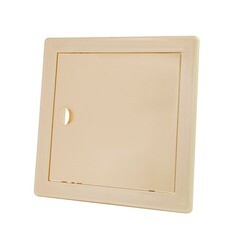 Люк ревизионный Центр Тагис ЛР пластиковый 150х150 мм врезной слоновая кость - фото 4