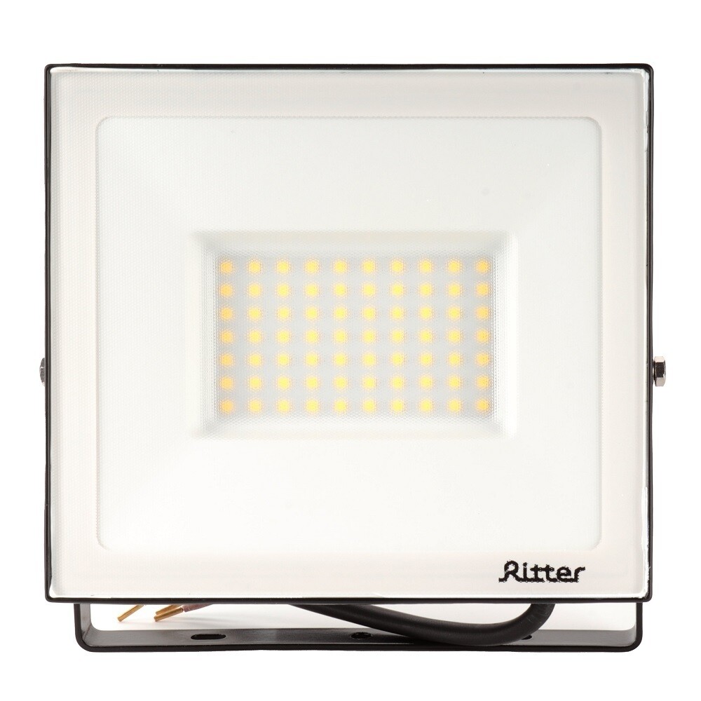 

Прожектор светодиодный Ritter Profi 4000K 70 Вт IP65 черный