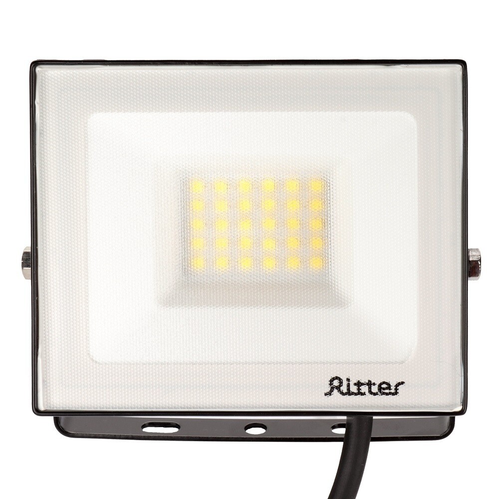Изображение товара Прожектор светодиодный Ritter Profi 4000K 30 Вт IP65 черный