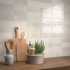 Плитка облицовочная Kerama Marazzi Дижон белый 300х200х7,7 мм (23 шт.=1,38 кв.м) - фото 23