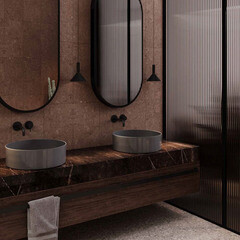 Керамогранит Estima Newport moka 405х405х8 мм (11 шт.=1,804 кв.м) - фото 16