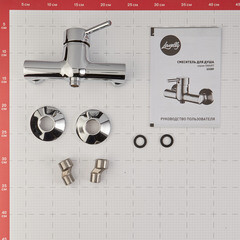 Смеситель для душа без излива Lavelly Smart хром без лейки однорычажный (624589) - фото 2