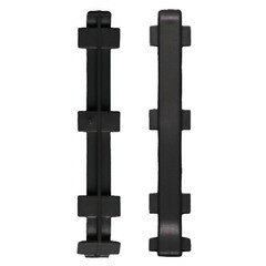 Изображение товара Соединитель 60 мм черный для алюминиевого плинтуса (2 шт.)