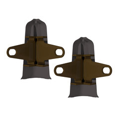 Угол наружный Идеал Деконика 70 мм алюминий темный Г-профиль (2 шт.) - фото 2