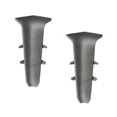 Изображение товара Угол внутренний Идеал Деконика 70 мм лофт серый Г-профиль (2 шт.)