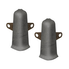 Изображение товара Угол наружный Идеал Деконика 70 мм лофт серый Г-профиль (2 шт.)