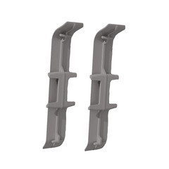 Соединитель Идеал Деконика 70 мм лофт серый Г-профиль (2 шт.) - фото 2