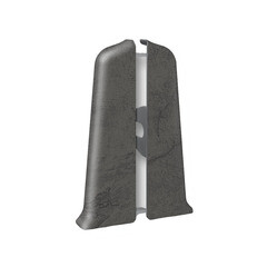 Заглушка торцевая Идеал Деконика 70 мм лофт серый левая-правая Г-профиль (2 шт.) - фото 1