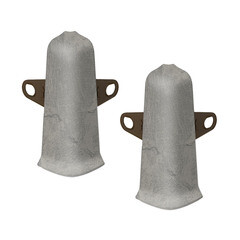 Изображение товара Угол наружный Идеал Деконика 70 мм лофт светло-серый Г-профиль (2 шт.)