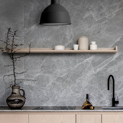 Керамогранит Керамин Крафт серый 1200х600х10 мм (2 шт.=1,44 кв.м) - фото 10