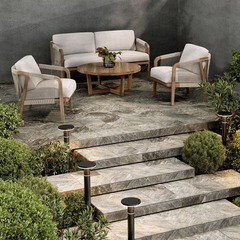 Клинкерная плитка Керамин Базальт бежевый 394х394х7 мм (13 шт.=2,02 кв.м) - фото 15