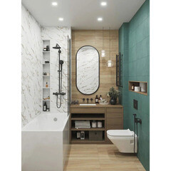 Керамогранит LB Ceramics Рерих мрамор белый 603х300х8,5 мм (8 шт.=1,44 кв.м) - фото 12