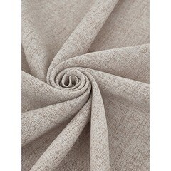 Штора рогожка бежевая 200х280 см Decofest Лина (153.765) - фото 2