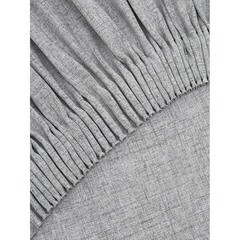 Штора рогожка серая 200х280 см Decofest Лина (153.764) - фото 8