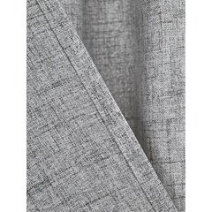 Штора рогожка серая 200х280 см Decofest Лина (153.764) - фото 5