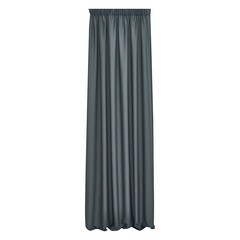 Штора креп серая 150х270 см Decofest Элис (153.761) - фото 13