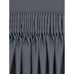 Штора креп серая 150х270 см Decofest Элис (153.761) - фото 10