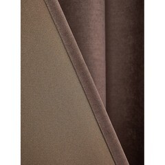 Штора канвас коричневая 200х280 см Decofest Софи (153.74) - фото 5