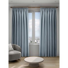 Штора блэкаут серая 200х280 см Decofest Тринити (153.752) - фото 1