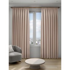 Штора блэкаут светло-коричневая 200х280 см Decofest Омбра (153.75)